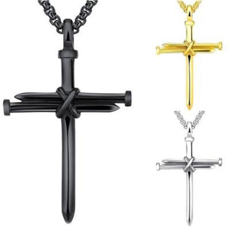 Steel Gold Black Color Fashion Mens Iron Nail For Men