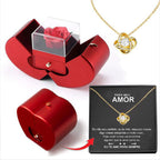 Fashion Jewelry Box Red Apple Christmas Gift
