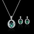 Crystal Diamond Pendant Necklace Jewelry
