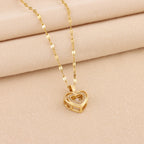 Double-layer Love Necklace Valentines Day Gift