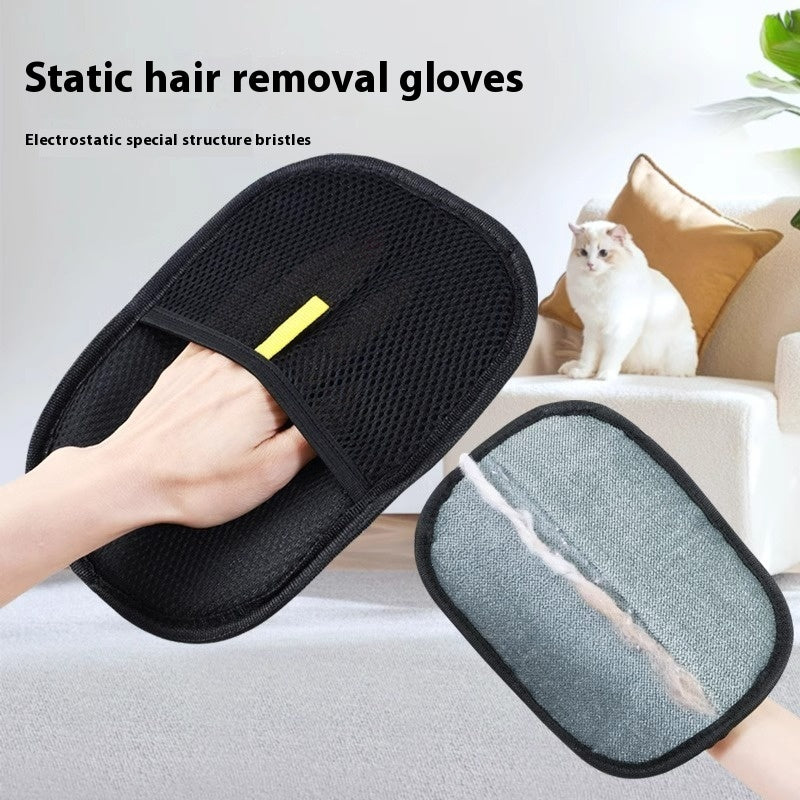 Pet Hair Remover Grooming Glove – Reusable Fur Cleaning Mitt for Cats & Dogs | Remove Pet Hair from Sofa, Carpet & Clothes