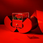 Fashion Jewelry Box Red Apple Christmas Gift