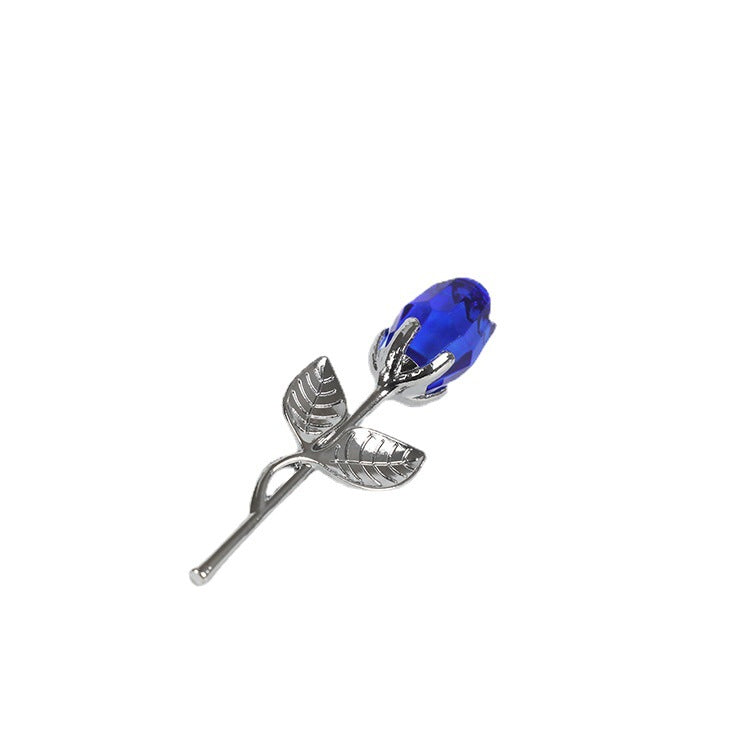 Crystal Metal Rose Valentine's Day Small Gift