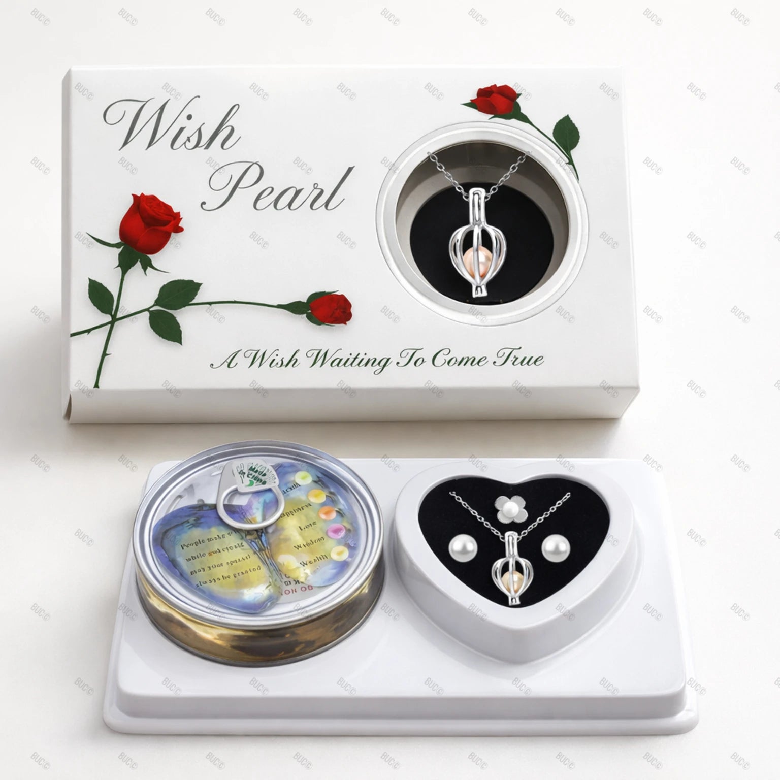 Love Pearl Necklace Gift Freshwater Love Wish Pearl Kit